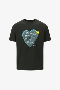 UNISEX HEART MESSAGE T-SHIRT thumb 1
