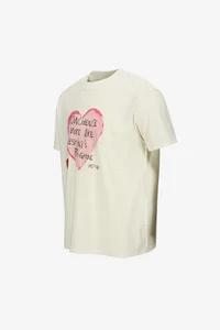UNISEX HEART MESSAGE T-SHIRT thumb 2