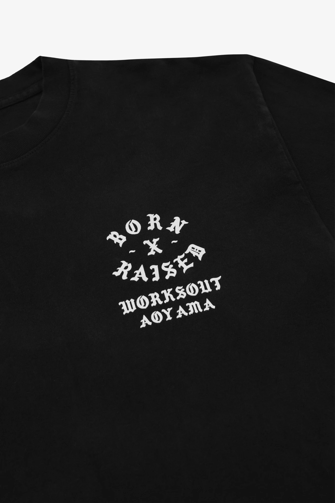 BXR AOYAMA STORE OPENING TEE-BORN X RAISED-9000 | WORKSOUT