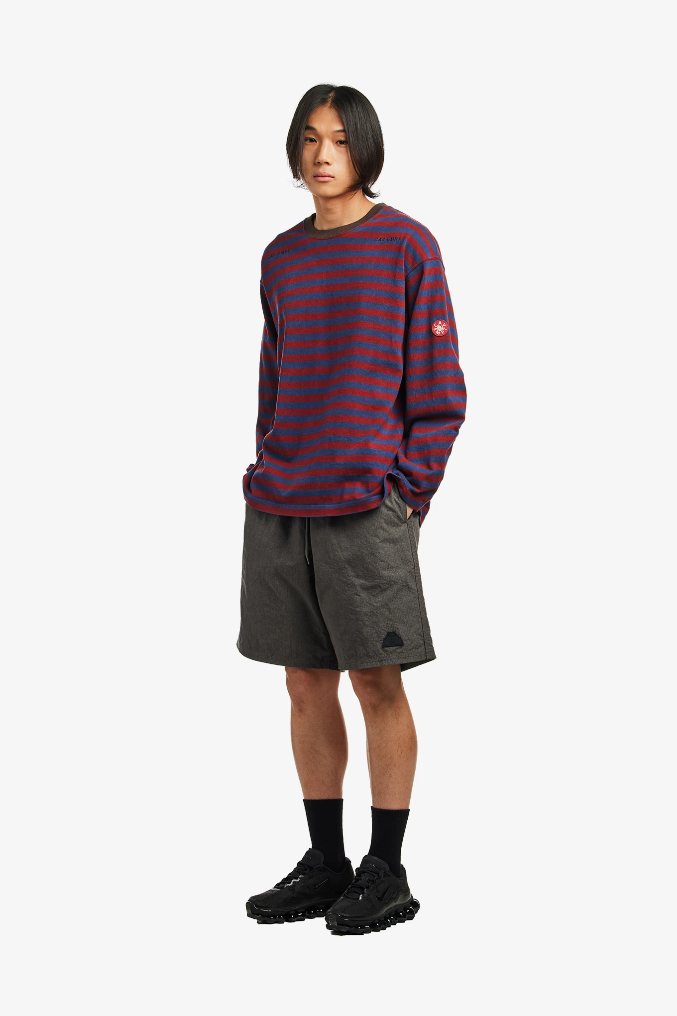 OVERDYE STRIPE LONG SLEEVE-CAV EMPT-29700 | WORKSOUT