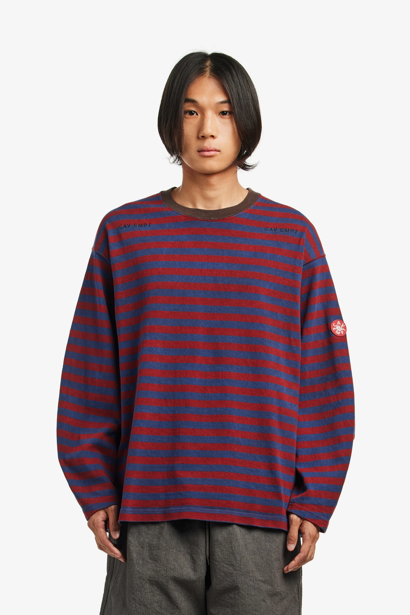 OVERDYE STRIPE LONG SLEEVE-CAV EMPT-29700 | WORKSOUT