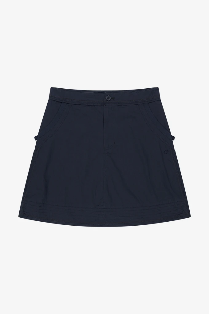 DOUBLE BUTTON STRIPE SKIRT-COYSEIO-24200 | WORKSOUT