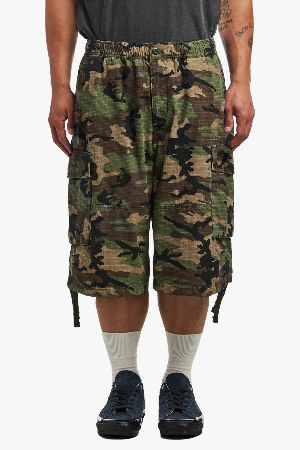 MIL CAMO RIPSTOP CARGO SHORT_商品画像