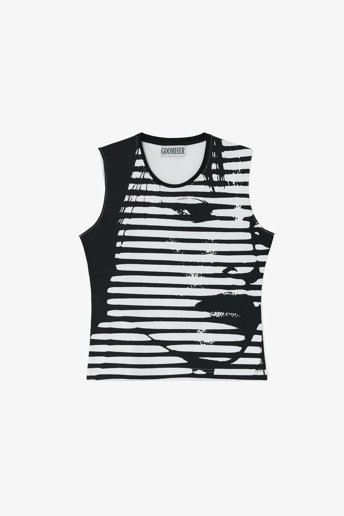 STRIPE WOMAN SLEEVELESS TOP_商品画像