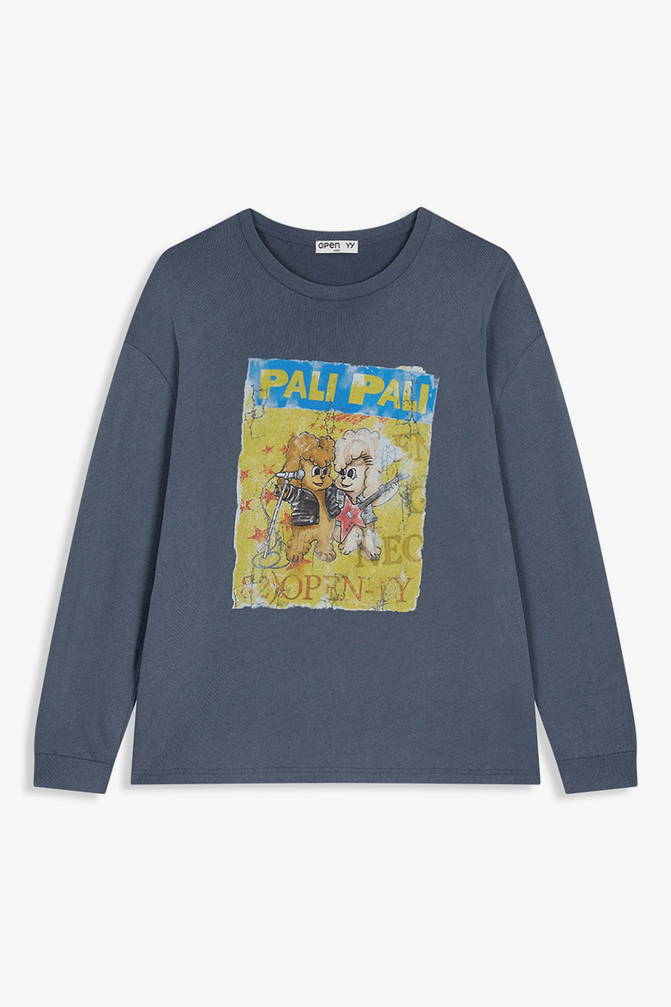 PHONETIC COWL NECK TEE-OPEN YY-14080 | WORKSOUT