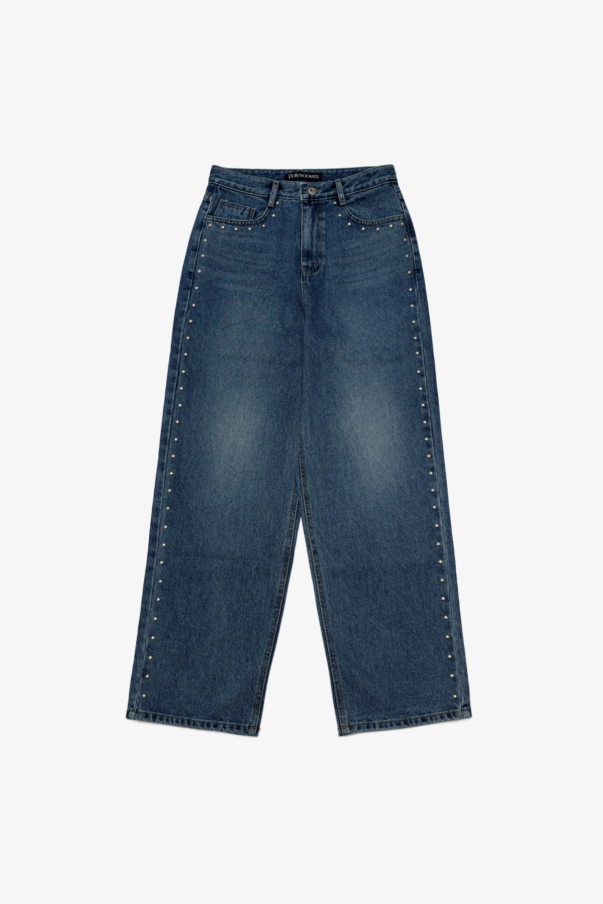 SS STUDDED WASHED JEANS_商品画像