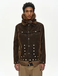 BELTED FUR SHORT MUFFLER thumb 6