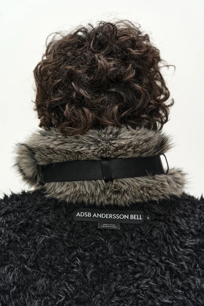 BELTED FUR SHORT MUFFLER 10