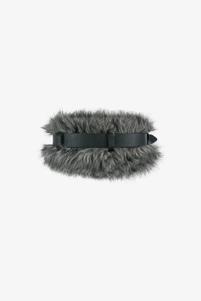BELTED FUR SHORT MUFFLER 13