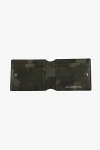 CAMOUFLAGE LEATHER ZIP WALLET thumb 7
