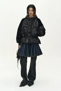 MILITARY MA-1 HARNESS DENIM DRESS thumb 9