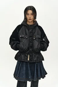 MILITARY MA-1 HARNESS DENIM DRESS thumb 10
