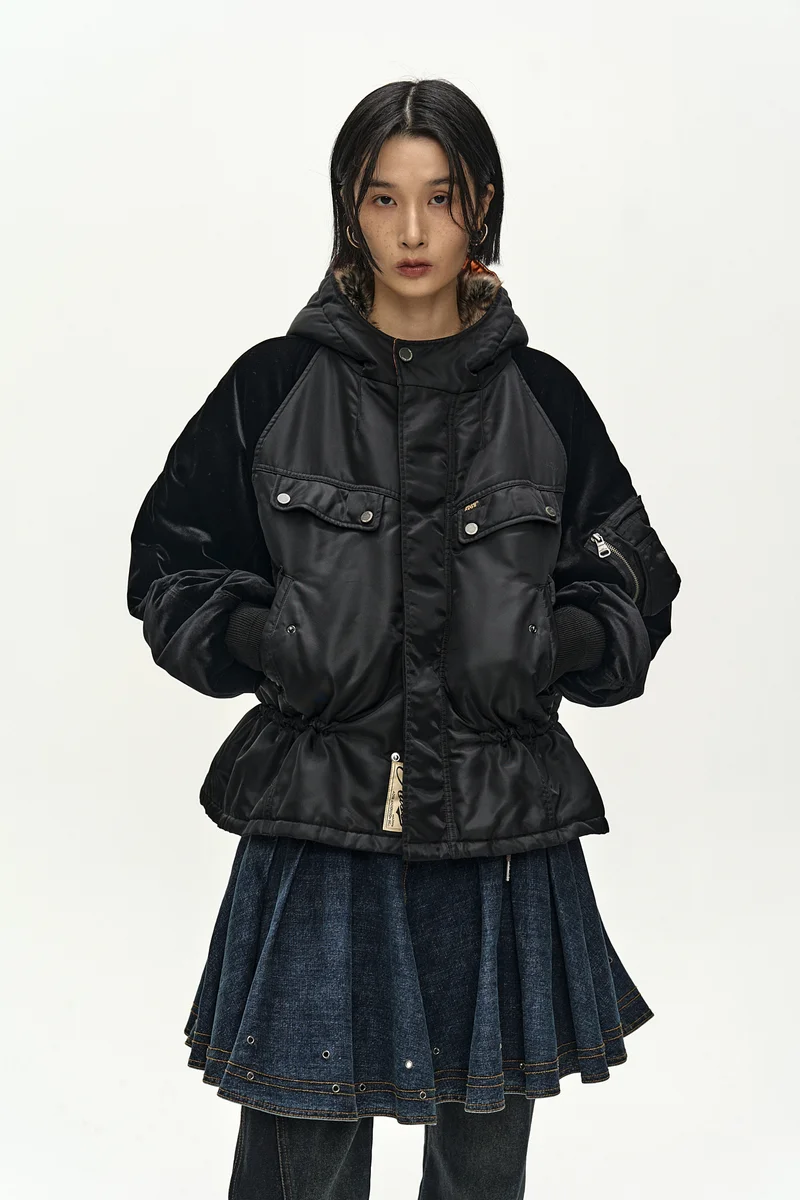 MILITARY MA-1 HARNESS DENIM DRESS 10