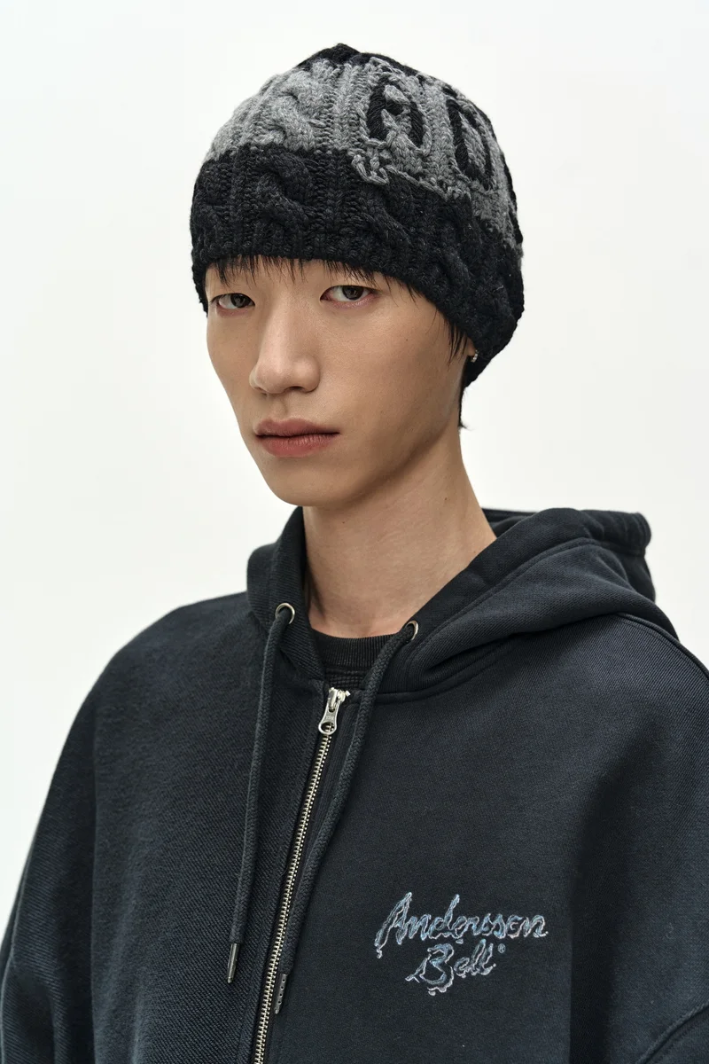 UNISEX ADSB CABLE CASHMERE BEANIE 5
