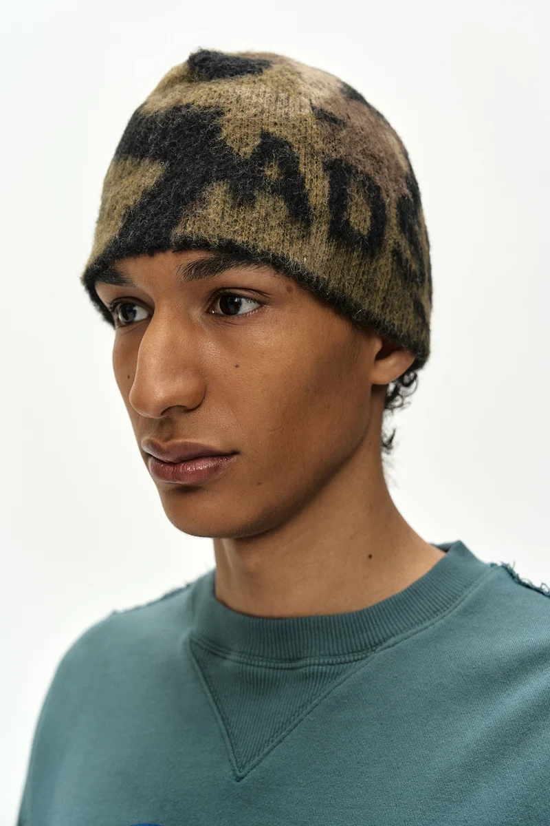UNISEX ADSB CAMOUFLAGE WOOL BEANIE 3
