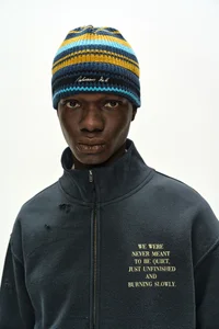 UNISEX MULTI STRIPE BEANIE thumb 2