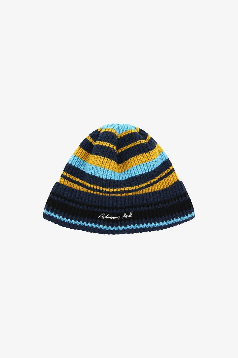 UNISEX MULTI STRIPE BEANIE 4
