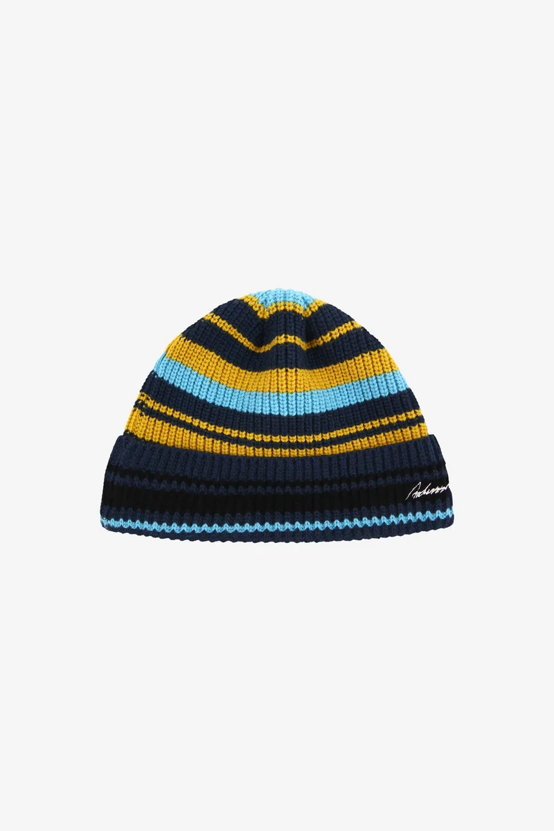 UNISEX MULTI STRIPE BEANIE 5