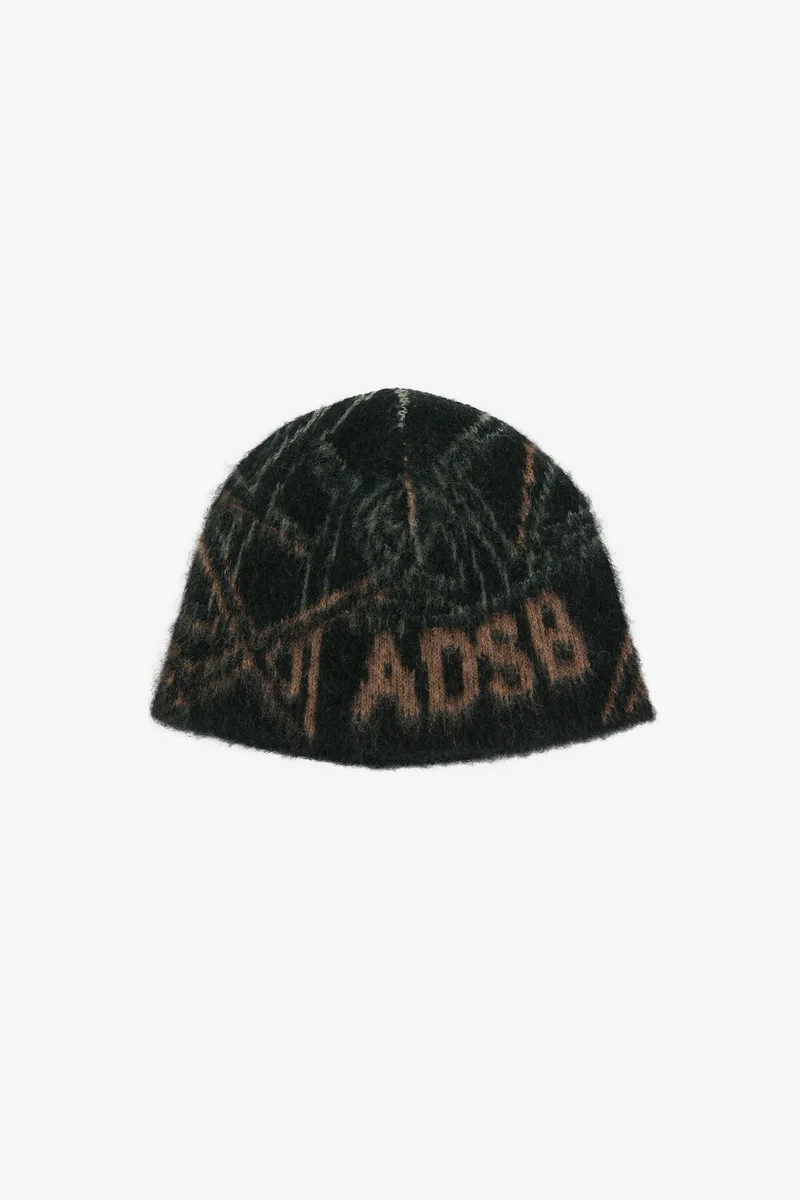 UNISEX ADSB GEOMETRIC WOOL BEANIE 6