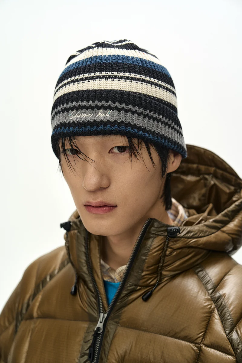 UNISEX MULTI STRIPE BEANIE 3