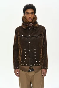 GEORGIA FLOCK VELVET JACKET thumb 5