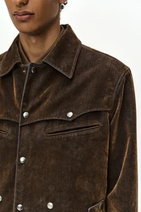 GEORGIA FLOCK VELVET JACKET thumb 6