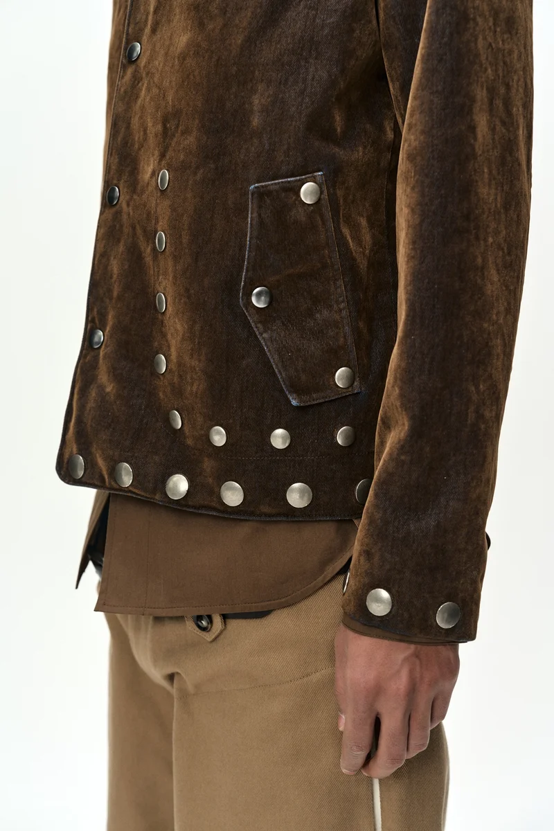 GEORGIA FLOCK VELVET JACKET 7