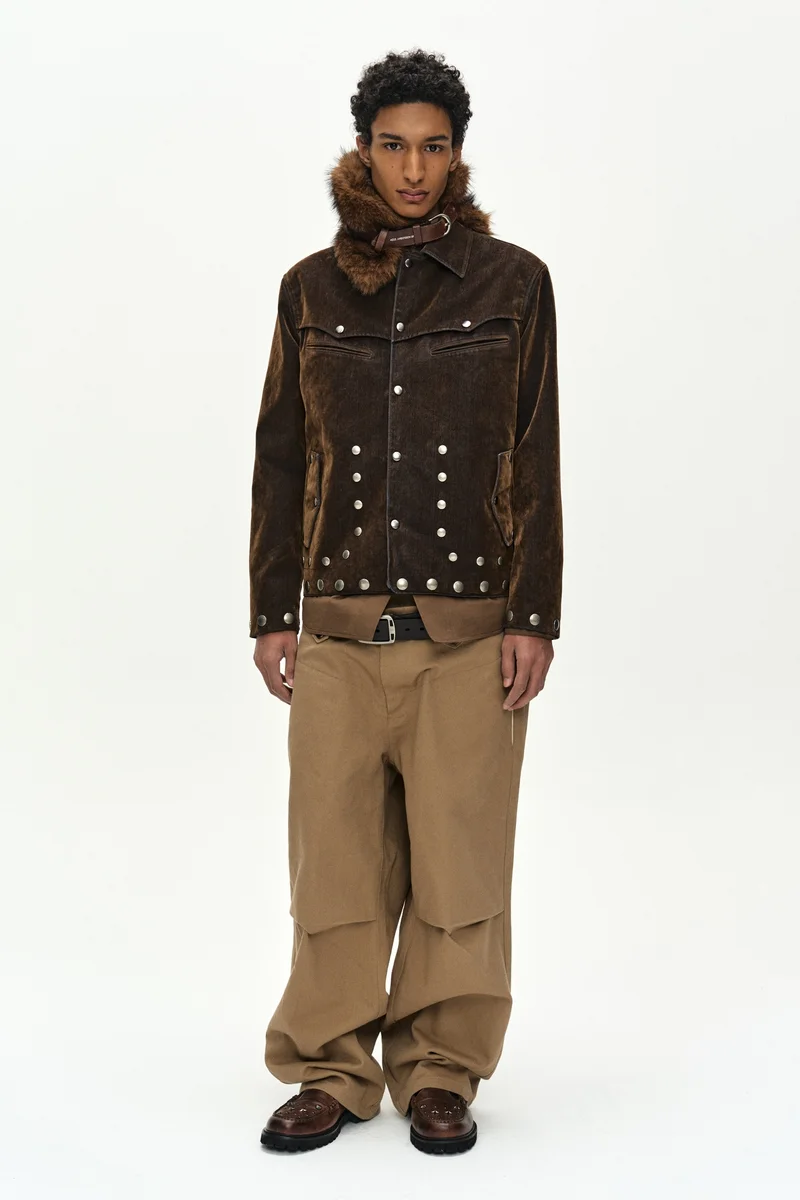 GEORGIA FLOCK VELVET JACKET 8