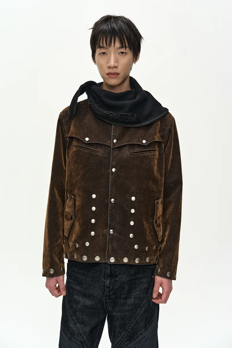 GEORGIA FLOCK VELVET JACKET 9