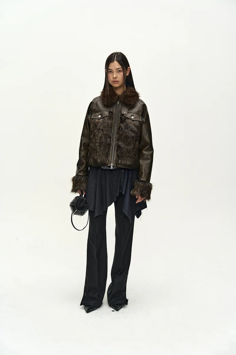 VENUS FUR BOMBER JACKET 2