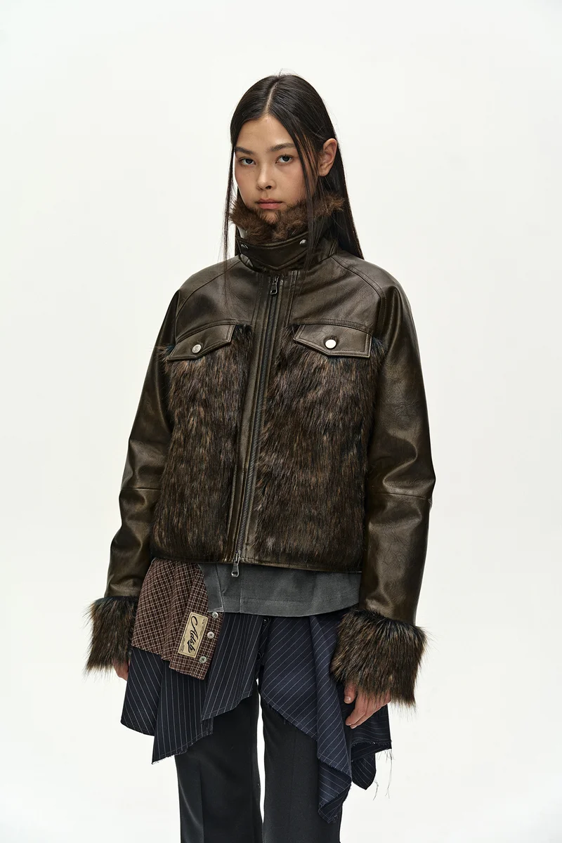 VENUS FUR BOMBER JACKET 6