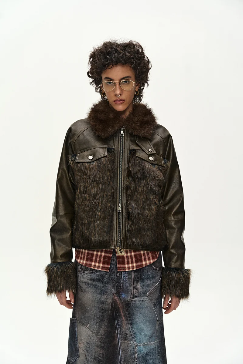 VENUS FUR BOMBER JACKET 7