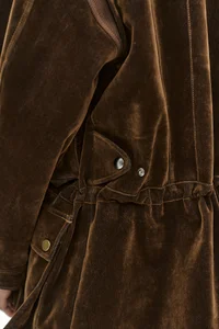 MULTI-POCKET VELVET SAFARI JACKET thumb 9