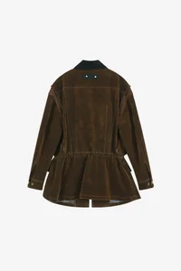 MULTI-POCKET VELVET SAFARI JACKET thumb 11