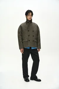 BRIGHTON WOOL PEA COAT thumb 3