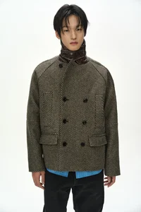 BRIGHTON WOOL PEA COAT thumb 5