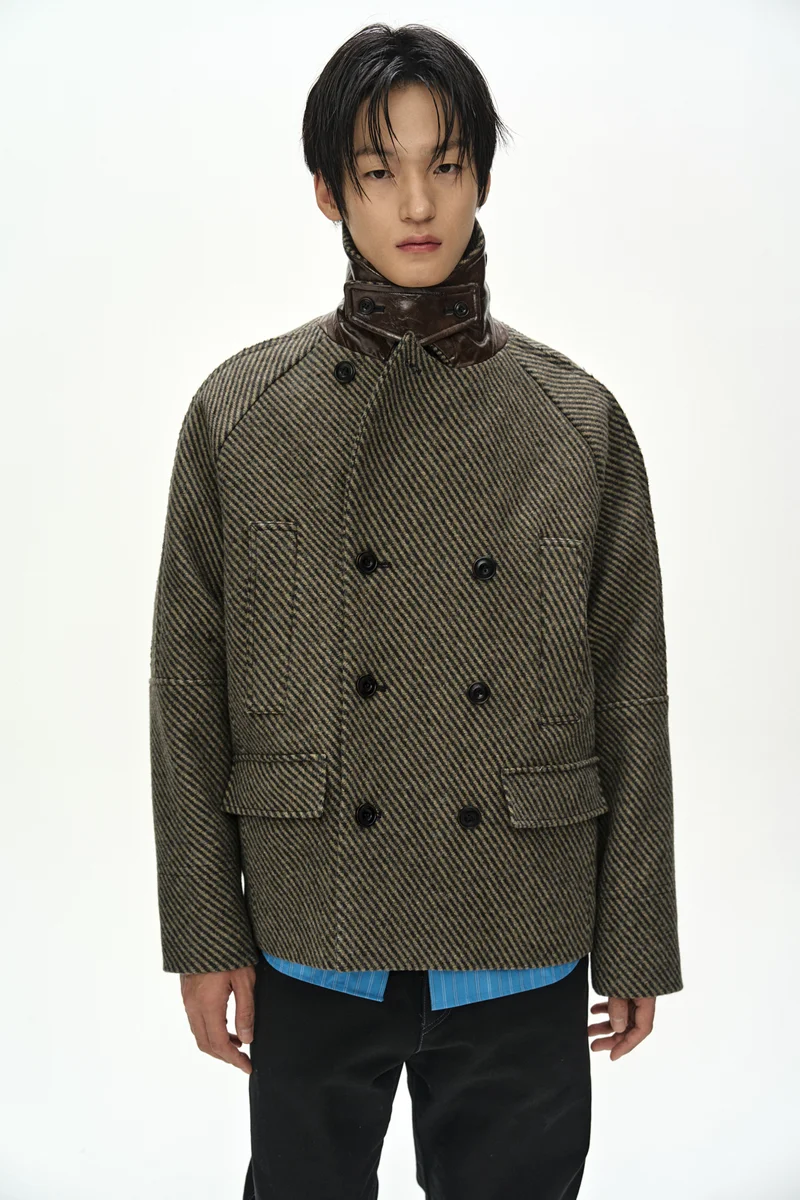 BRIGHTON WOOL PEA COAT 5