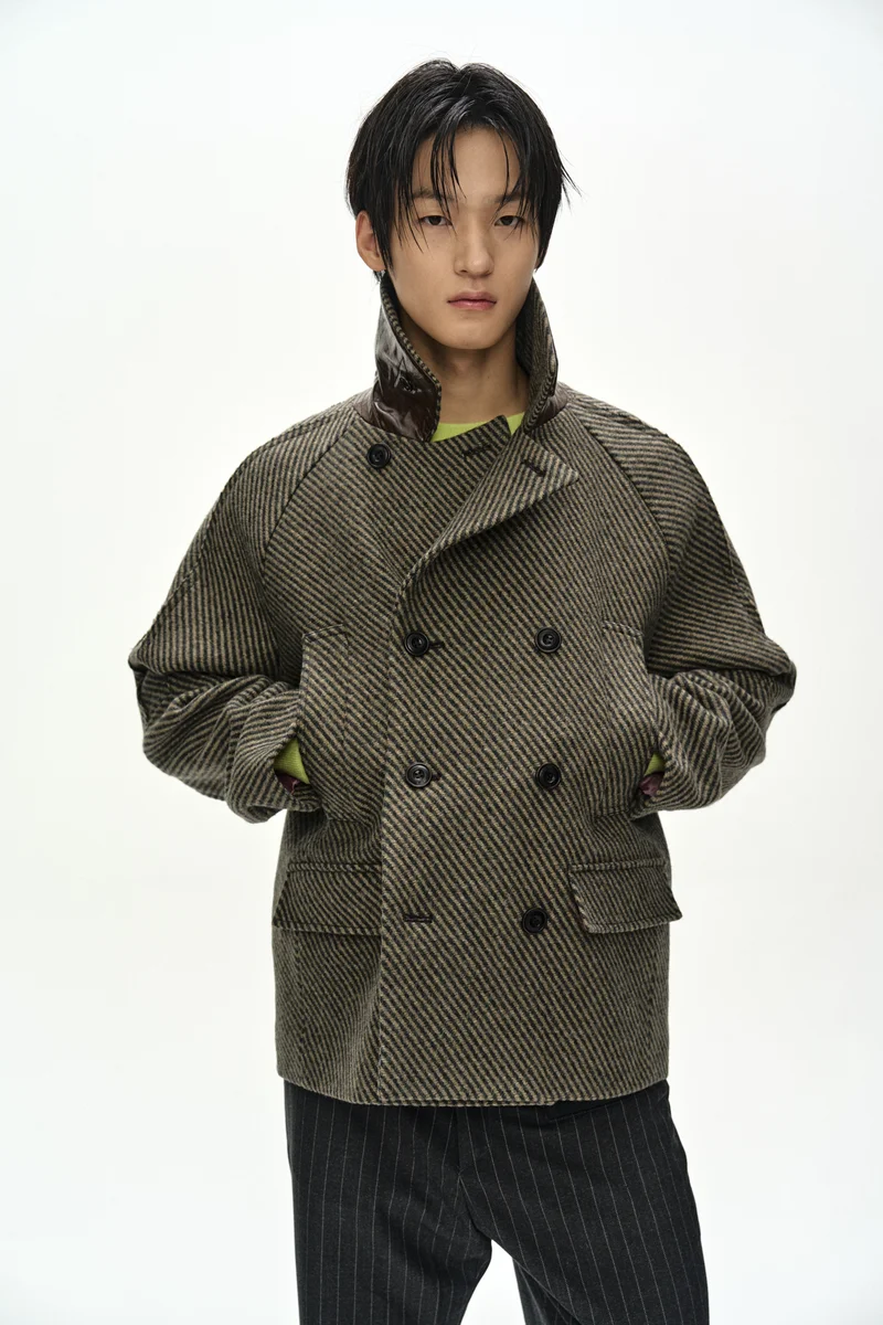 BRIGHTON WOOL PEA COAT 6