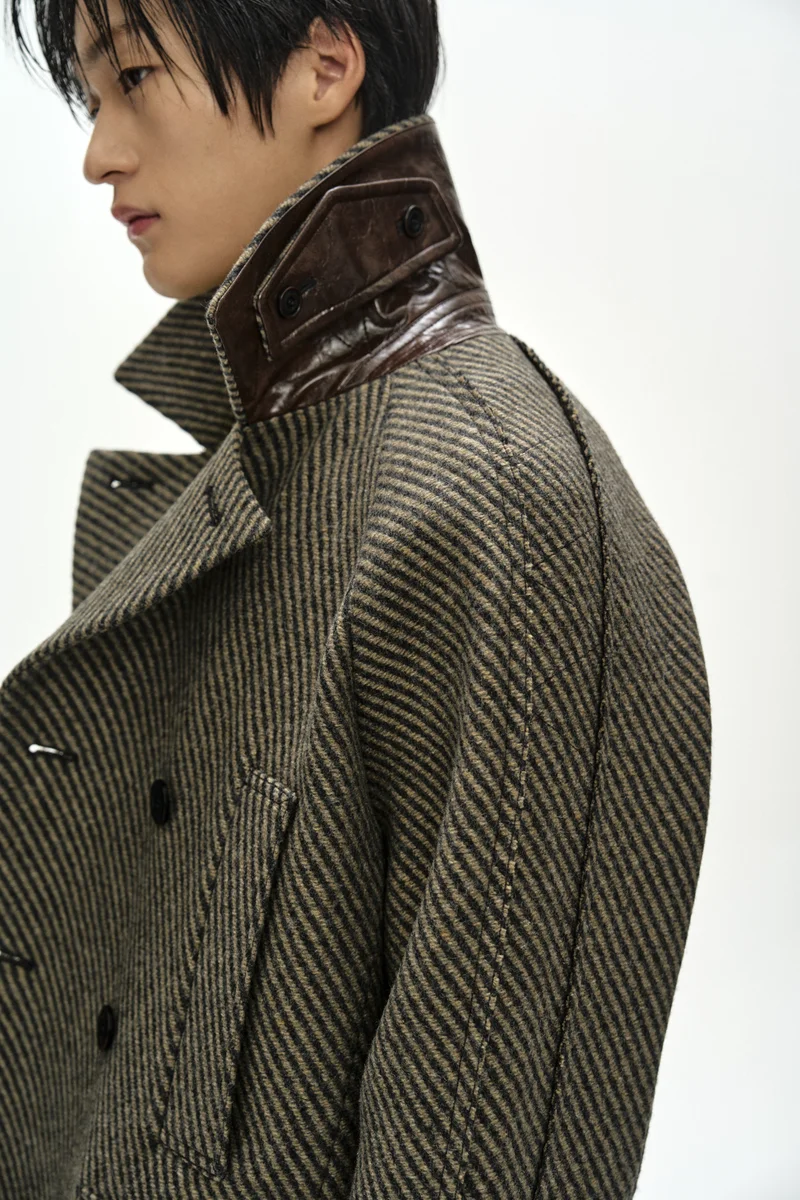 BRIGHTON WOOL PEA COAT 8