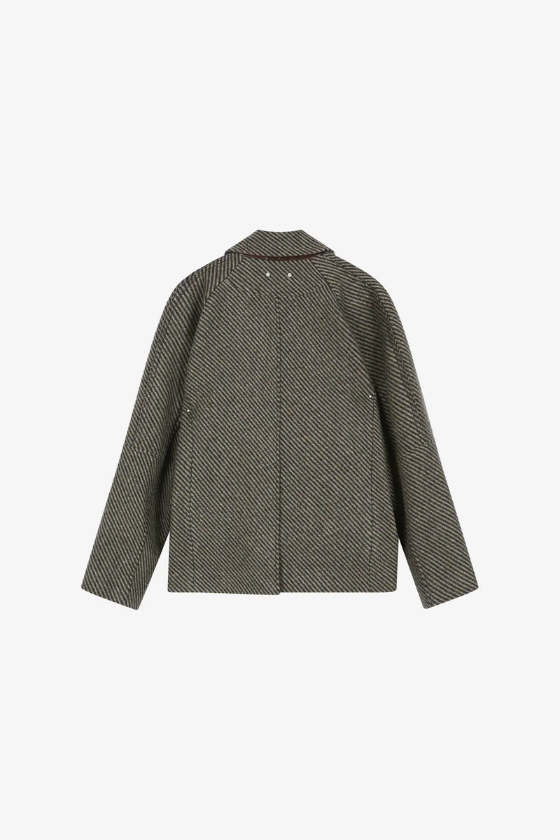 BRIGHTON WOOL PEA COAT 11