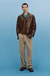 UNISEX SOHO LEATHER JACKET thumb 1