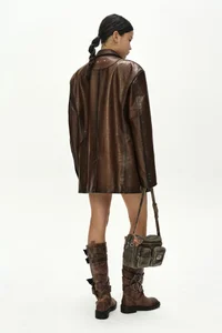 UNISEX SOHO LEATHER JACKET thumb 4