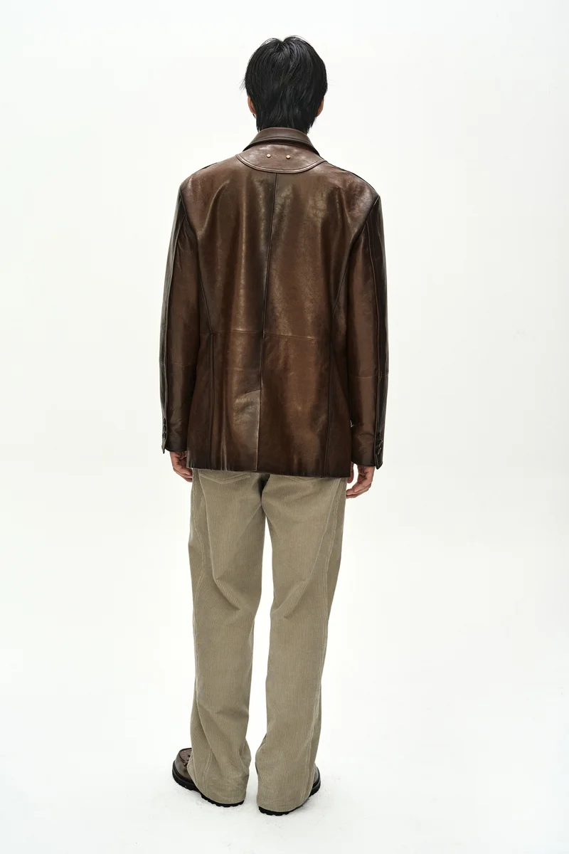 UNISEX SOHO LEATHER JACKET 5