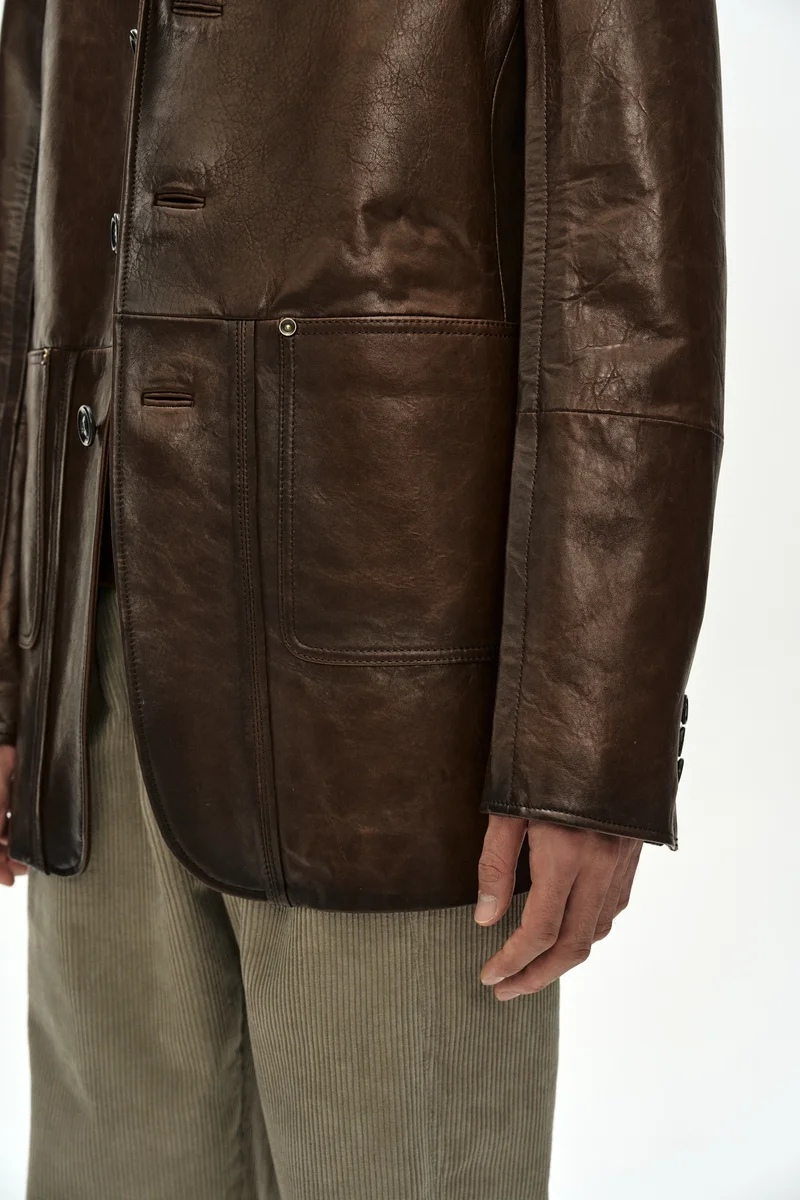 UNISEX SOHO LEATHER JACKET 8
