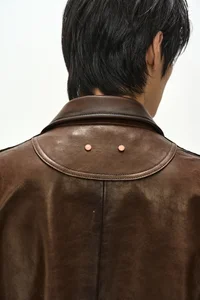 UNISEX SOHO LEATHER JACKET thumb 9