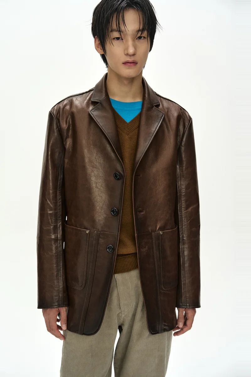 UNISEX SOHO LEATHER JACKET 11