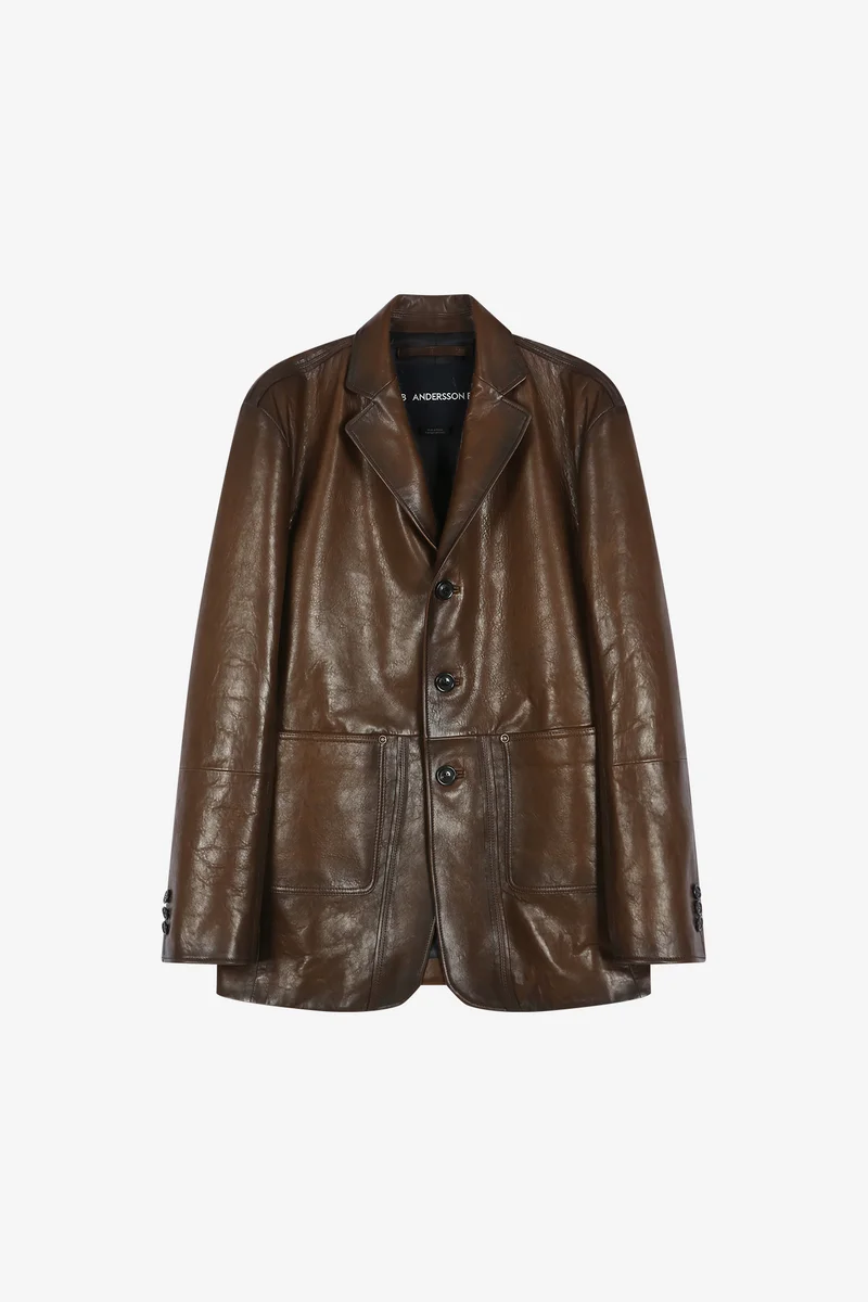 UNISEX SOHO LEATHER JACKET 12