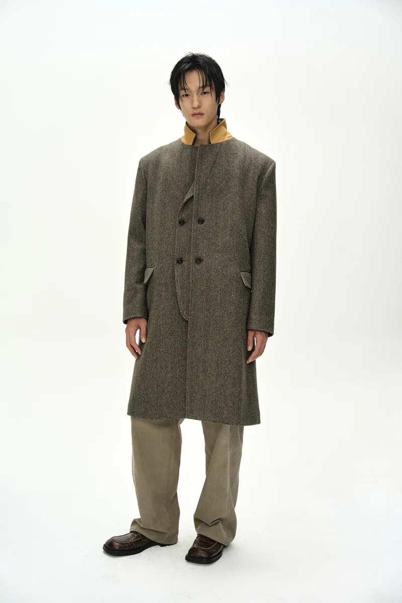 LAYERED CHESTERFIELD COAT 1