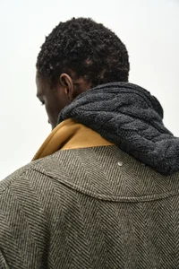 LAYERED CHESTERFIELD COAT thumb 5
