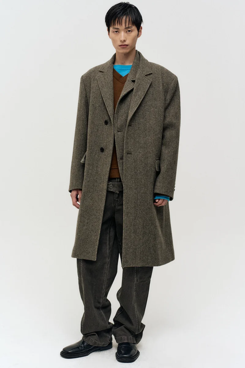 LAYERED CHESTERFIELD COAT 6